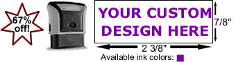 Trodat 4913: Self-inking, medium quality. Good for up to 20,000 impressions before re-inking.
