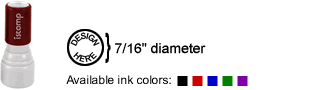 Pre Inked Stamp - I-Stamp 30 Rubber Stamp with Size Diagram and Available Colors Pre Inked Stamp - I-Stamp 30 Rubber Stamp with Size Diagram and Available Colors