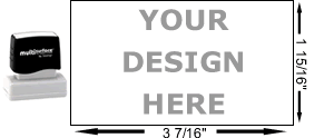 Multi-surface Stamp #60 with Size Diagram Multi-surface Stamp #60 with Size Diagram
