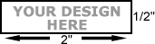 Quality Economy 1/2" x 2" Art Stamp Mounted on 3/4" Thick Maple Block with Separate Stamp Pad Required Quality Economy 1/2" x 2" Art Stamp Mounted on 3/4" Thick Maple Block with Separate Stamp Pad Required