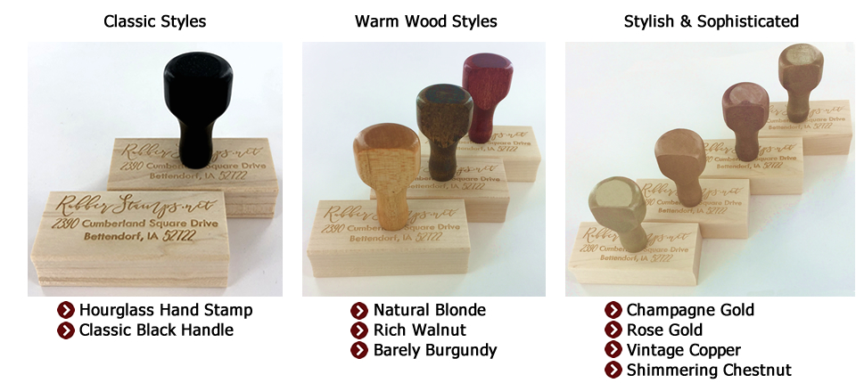 Custom Stamps - Personalized Wood Art-Mounted Stamps