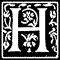 Ornamental Letter H Monogram Stamp Sample