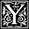 Ornamental Letter Y Monogram Stamp Sample