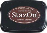 StazOn Timber Brown Ink Pad