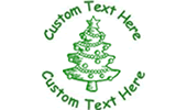 Select and customize a variety of Christmas stamps!