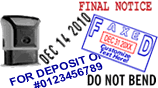 Select from the most popular business stamps, mail rubber stamps, custom date stamps and more!