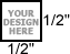 1/2 x 1/2 art stamp. Mounted on 3/4 thick maple block.  Quality level: economy. Separate stamp pad required.