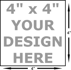 4 x 4 art stamp. Mounted on 3/4 thick maple block.  Quality level: economy. Separate stamp pad required.