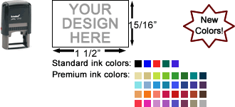 Customize and order the perfect Trodat 4941 self inking stamp in real-time online!  Personalize, preview and design in 30+ colors and 60+ fonts.  Free logo and image upload, quick turnaround, no minimums, replacement pads available.