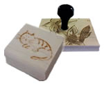 Wood-Mounted Stamps