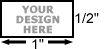 1/2" x 1" Laser Etched Red Rubber 1/2" x 1" Laser Etched Red Rubber