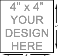 4 by 4 Custom Clear Stamp –