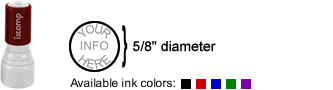Pre Ink Stamps - I-Stamp 32 Rubber Stamp with Size Diagram and Available Colors Pre Ink Stamps - I-Stamp 32 Rubber Stamp with Size Diagram and Available Colors