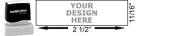 Multi-surface Stamp #14 with Size Diagram Multi-surface Stamp #14 with Size Diagram