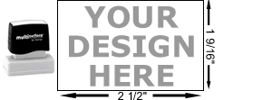 Multi-surface Stamp #16 with Size Diagram Multi-surface Stamp #16 with Size Diagram