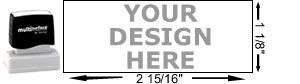 Multi-surface Stamp #23 with Size Diagram Multi-surface Stamp #23 with Size Diagram