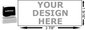 Multi-surface Stamp #27 with Size Diagram Multi-surface Stamp #27 with Size Diagram