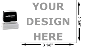 Multi-surface Stamp #66 with Size Diagram Multi-surface Stamp #66 with Size Diagram