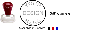 custom round stamps 30 self ink colors 99 ship next day