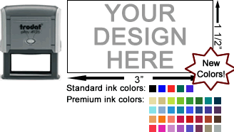 self inking stamps personalize preview order custom ink stamps