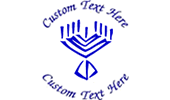 Custom Hanukkah Stamp Design