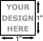 1 Inch Square Stamp Size Diagram