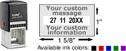 Trodat 4750 | Self Ink Military Dater