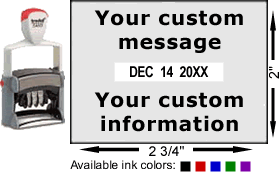 Trodat 5480 Date Stamp | Custom Self Inking Dater