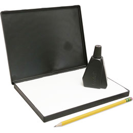 Large black inkpad for stamp, scrapbooking, memento