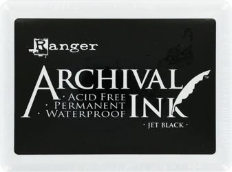Archival Large 4x6" Jet Black Pad 