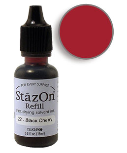 StazOn Black Cherry Re-Inker