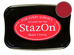 StazOn Ink Pad, Permanent Ink Pad, Permanent Black Stamp Pad, Solvent Based  Ink Pad, Black Ink Pad, StazOn Black Ink Pad, (Jet Black)