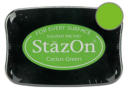 StazOn Cactus Green Ink - Stamp pad