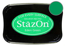 StazOn Ink Pad - Eden Green