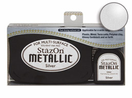 StazOn Silver Ink Set Stamp pads