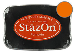 StazOn Permanent Ink Stamp Pad, 1-7/8 x 3, Jet Black