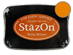 StazOn Rusty Brown Ink - Stamp pad