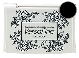 VersaFine Pigment Small Ink Pad Black Onyx