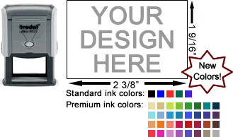 Trodat 4927 | Self Inking Large Stamps | Customize in 30+ Colors