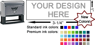 Trodat 4925 | Personalize Custom Stampers Self Inking | Customize in 30+ Colors