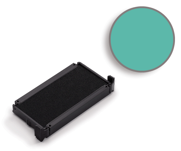 Buy a Aquamarine replacement ink pad for a Trodat model 4910 self-inking stamp.