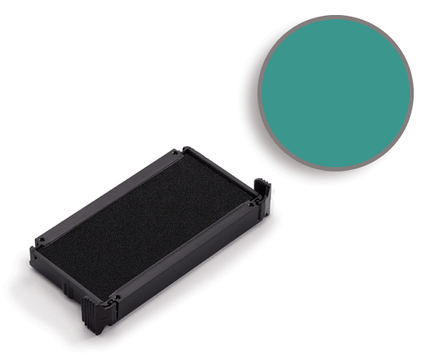 Buy a Calypso Teal replacement ink pad for a Trodat model 4910 self-inking stamp.