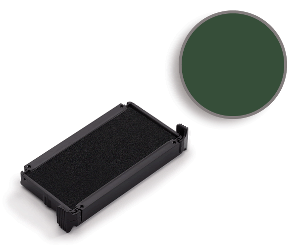 Buy a Library Green replacement ink pad for a Trodat model 4910 self-inking stamp.