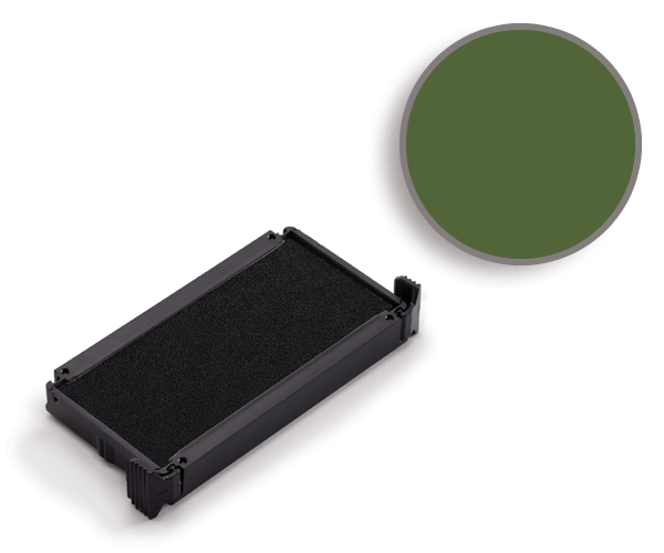 Buy a Olive Green replacement ink pad for a Trodat model 4910 self-inking stamp.