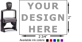 Customize and order the perfect Trodat 5208 self inking stamp in real-time online!  Personalize, preview and design in 30+ colors and 60+ fonts.  Professional-grade and reinforced steel for continuous use. Free logo and image upload, quick turnaround, no