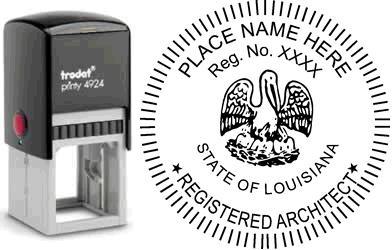 Louisiana Architect Stamp | Order a Louisiana Registered Architect Stamp Online