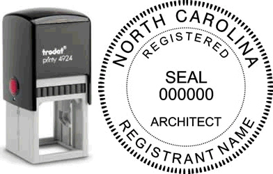 Self-Inking Architect Stamp of Seal, Architectural Stamps