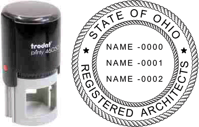 Self-Inking Architect Stamp of Seal, Architectural Stamps