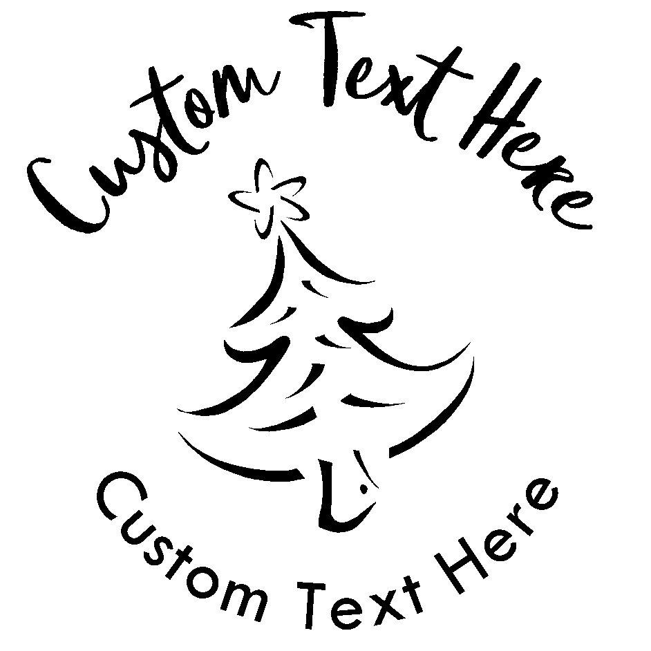 Customized Christmas Address Stamp 