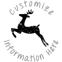 Vintage Reindeer: Self-Inking 46050